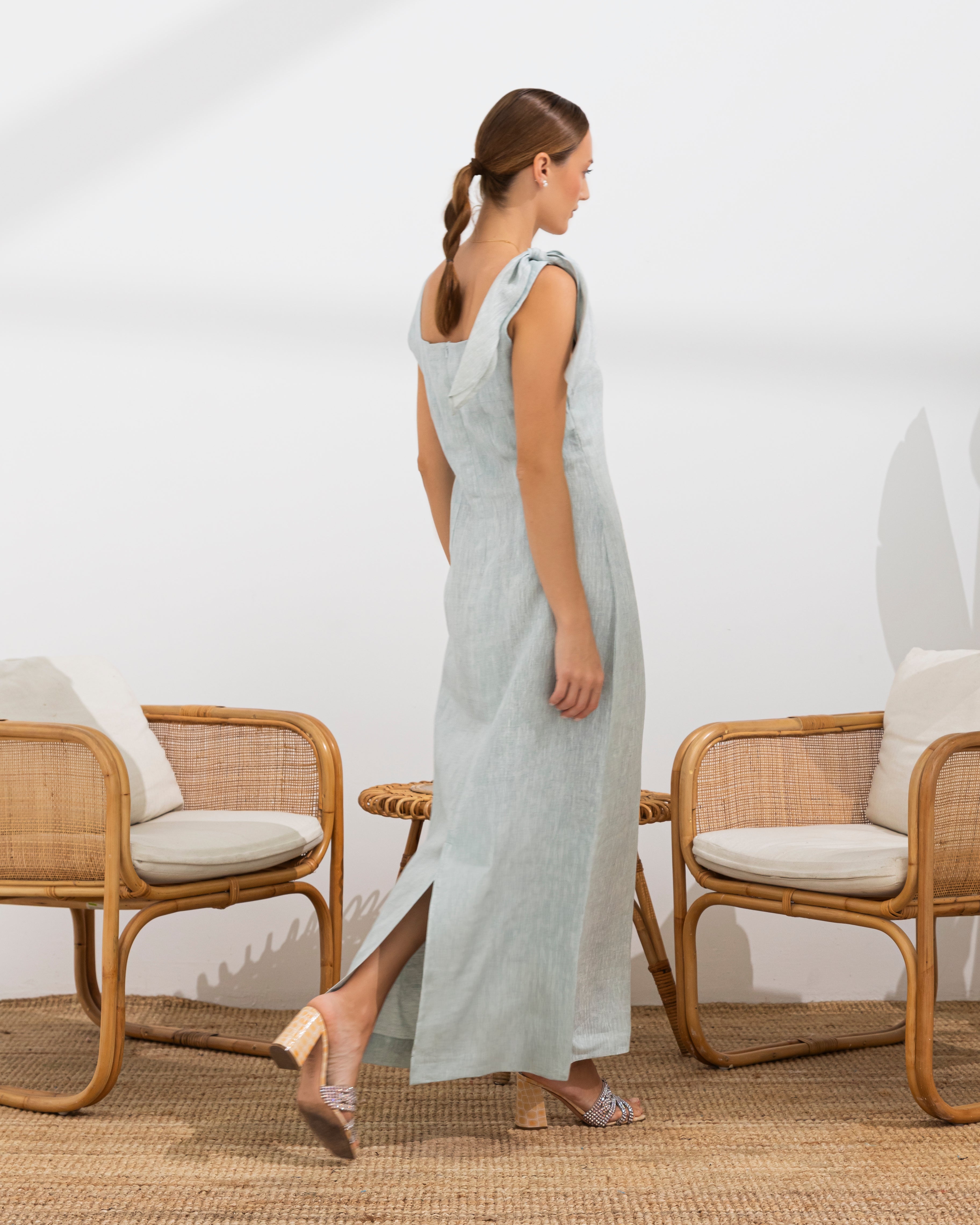 Blue Dust Breeze Dress