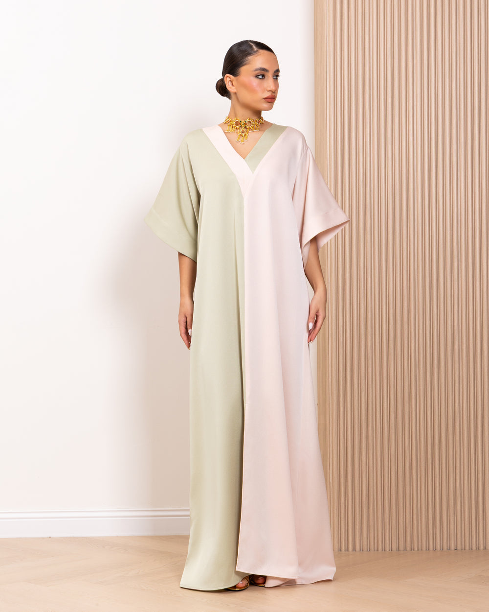 Sage Blush Kaftan